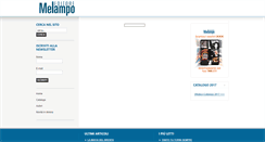 Desktop Screenshot of melampoeditore.com